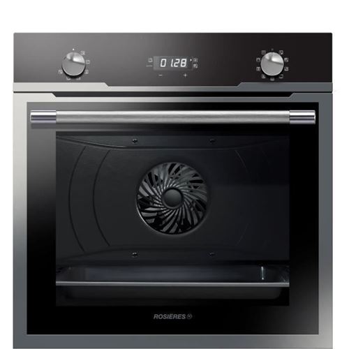 Rosières Sublime RFB72TIN - Four - intégrable - niche - largeur : 56 cm - profondeur : 56 cm - hauteur : 58 cm - avec système auto-nettoyant - classe A - inox