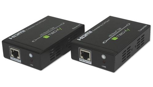 Techly idata ext-e70-4k av transmitter & receiver noir extension audio video 026043