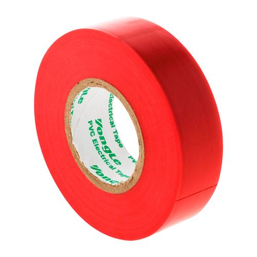 Zenitech-Rouleau adh&eacute;sif 19mm x 20m Rouge - Zenitech