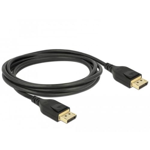 DeLOCK 85661, 3 m, DisplayPort, DisplayPort, Mâle, Mâle, Or