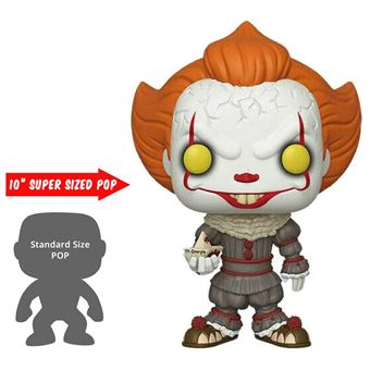 Figurine Funko Pop Movie IT Super Sized Pennywise with boat 25 cm