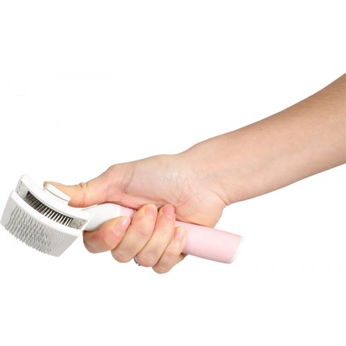 Non Communiqué Brosse Slicker Retractable Taille S Pour Chat - Image 1