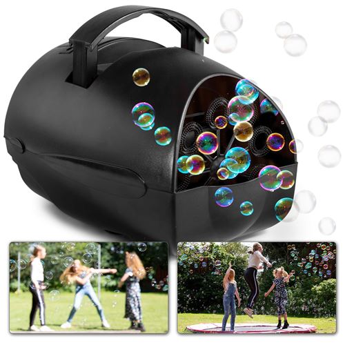 Beamz B100 Machine à bulles portable, Réservoir 250ml, Facile à transporter, Parfait pour les anniversaires
