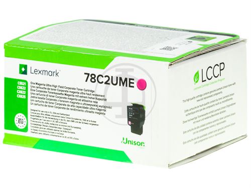 LEXMARK 78C2UME Cartouche de toner Cartouche laser 7000 pages Magenta