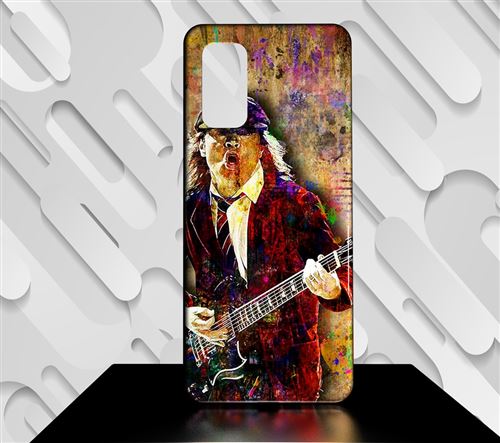 Coque pour Galaxy PLUS S20+ AC/DC ACDC ANGUS YOUNG 01