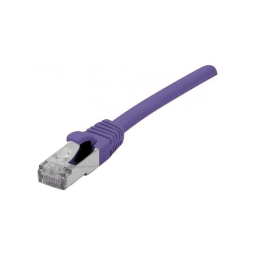 Cordon RJ45 catégorie 6A F/UTP LSOH snagless violet - 1,5 m