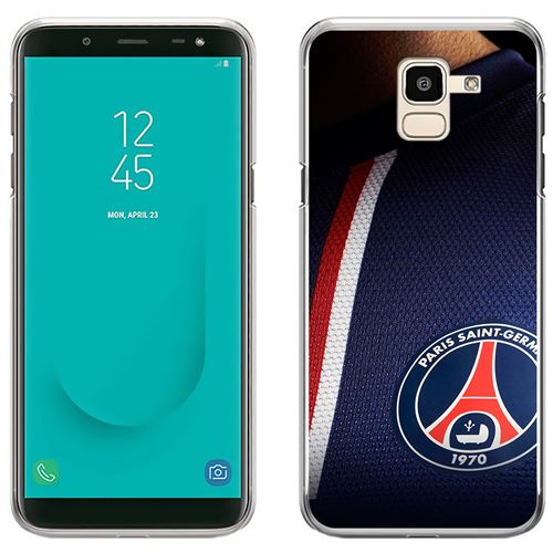 Coque pour Samsung Galaxy J6 -  Maillot Bleu Psg Paris Saint Germain