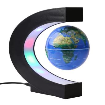 XUBX Globe Levitation Magnétique, Créatif Globe Terrestre Lumineux