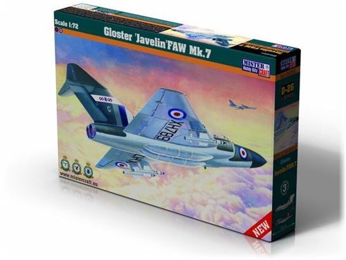Gloster Javelin Faw Mk.7 - 1:72e - Mistercraft