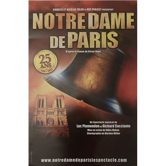 Affiche - Notre Dame de Paris - Spectacle Musicale - 40x60cm - 1