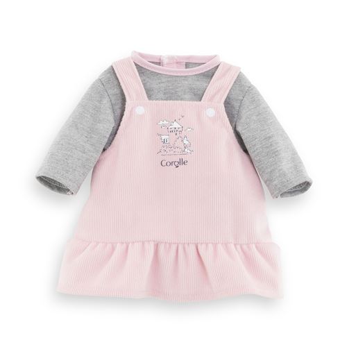 Robe et T-shirt Bords de Loire pour poupon 30 cm - COROLLE