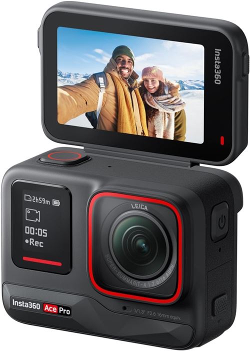Caméra sport Insta360 Ace Pro avec Leica, capteur de 1/1,3