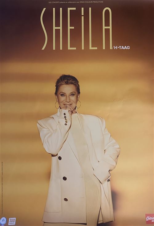 Affiche - Sheila - En concert - 2024 - 70x100cm
