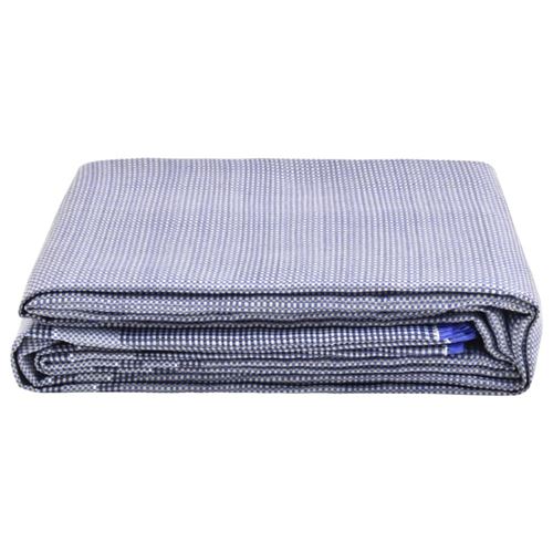 vidaXL Tapis de tente 550x250 cm Bleu