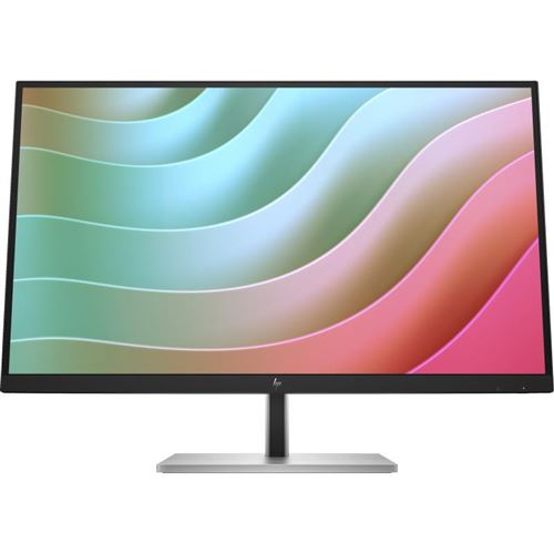 HP E27k G5 - E-Series - écran LED - 27" (27" visualisable) - 3840 x 2160 4K UHD (2160p) @ 60 Hz - IPS - 350 cd/m² - 1000:1 - 5 ms - HDMI, DisplayPort, USB-C - haut-parleurs - tête noire, noir et argent (support)