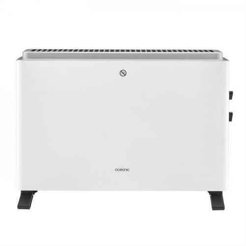 Radiateur convecteur &eacute;lectrique 2000w oceanic - 3 puissances - mobile - blanc