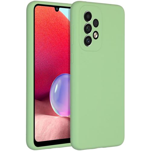 Accezz Protect Series Liquid - Coque de protection pour téléphone portable - silicone - vert - pour Samsung Galaxy A33 5G