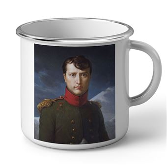 Tasse Et Sa Sous Tasse Motif Napoléon Bonaparte - Arts De La