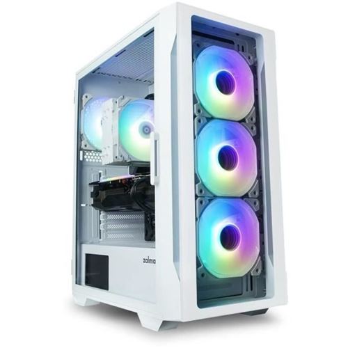 Zalman Blanc I3 Neo Tg White Unité Centrale Midi Tower - Neuf - Image 3