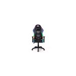 Fauteuil Gaming Amstrad Elite-LED-Gorilla - Éclairage LED RGB 576 Effets, Dossier Inclinable 165°, Accoudoirs 2D, Support 150 Kg