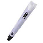 Ensemble de stylos d'impression 3D SZSMART 3D6D avec 5 mètres de filament PLA et ABS compatibles (20 couleurs) - Violet