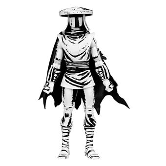 Les Tortues Ninja - Figurine Elite Foot Ninja Guard Black & White 18 cm - 1