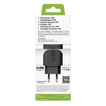 Chargeur de batterie 15W ultra-rapide-SBS
