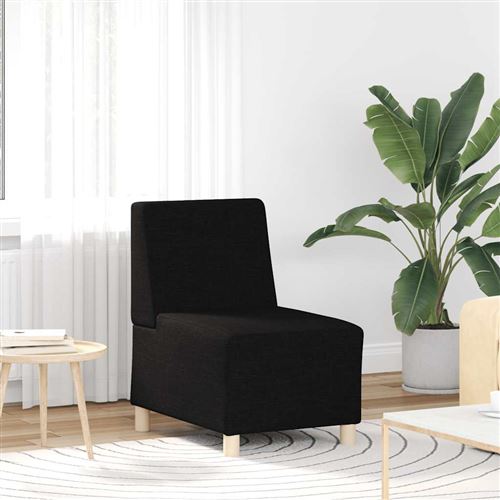 VIDAXL - Fauteuil - 55 cm - Noir - Image 2