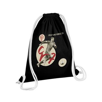 Fabulous Sac de Gym en Coton Noir Cristiano Ronaldo CR 7 12 Litres - 1