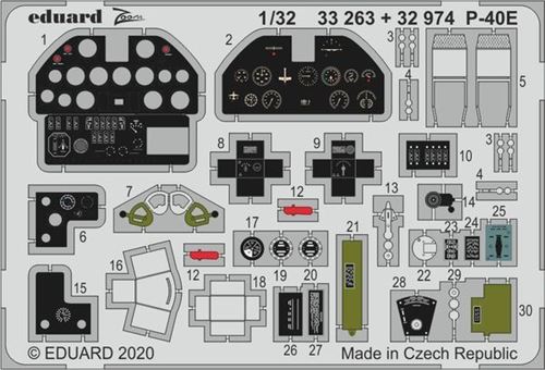 P-40e For Trumpeter - 1:32e - Eduard Accessories