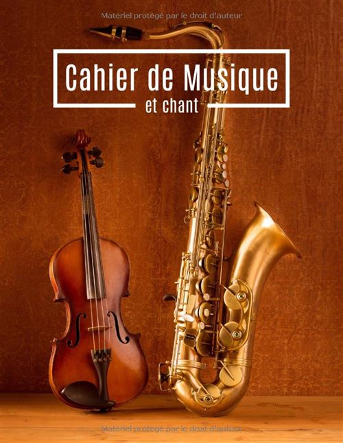 Cahier De Musique Et Chant Narratik Grand Format - Pages Seyes Et 12 Portées Alternées