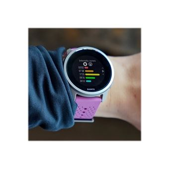 Suunto 5 Peak - 43 mm - gris - montre de sport avec sangle - silicone - taille du bracelet : S/M - affichage 1.1" - Bluetooth - 39 g - baies sauvages