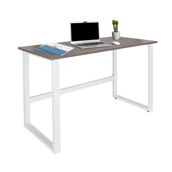 Bureau WORKSPACE LIGHT I 120 x 60 cm gris/blanc hjh OFFICE - 1