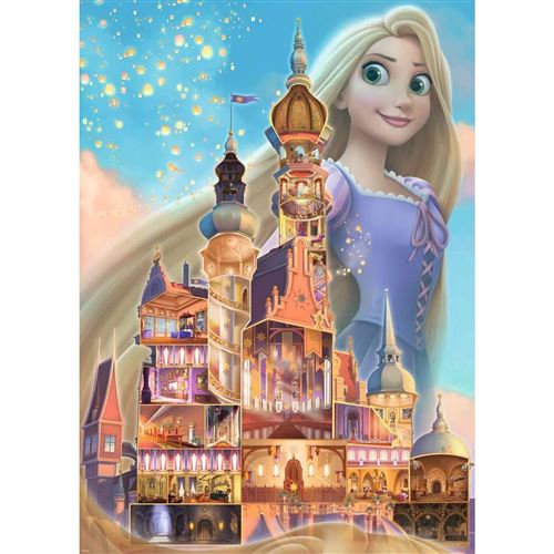 Puzzle 1000 pièces : Raiponce (Collection Château des Princesses Disney)