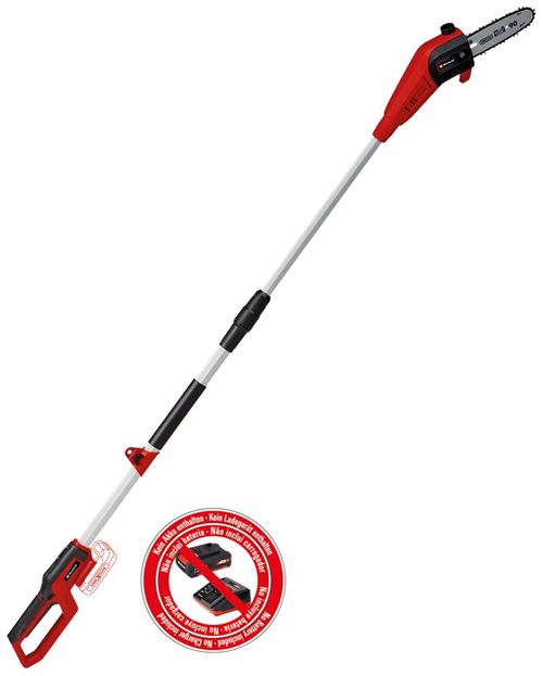 Einhell 3410581 Sans Fil Elagueuse Sur Perche Gc-Lc 18/20 Li T-Solo Avec Harnais Li-Ion 228 Cm - Image 3