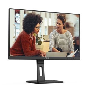 AOC 24E3QAF - Écran LED - 24" - 1920 x 1080 Full HD (1080p) @ 75 Hz - IPS - 1000:1 - 4 ms - HDMI, VGA, DisplayPort - haut-parleurs - noir texturé