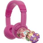 Casque supra-aural stéréo Onanoff BuddyPhones® pour enfants, pliable, Play+Rose