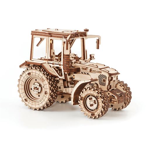 Maquette 3D en bois - Tracteur 28,2 cm - Maquette - Achat & prix