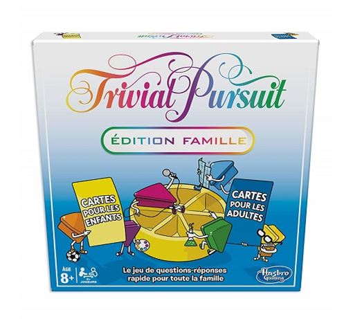 Trivial pursuit edition famille nouvelles questions - cartes enfants/adultes - 8 ans et plus