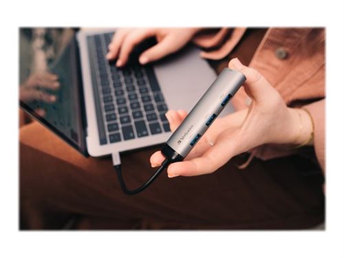 Verbatim - Concentrateur (hub) - 4 x USB 3.2 Gen 1 - de bureau