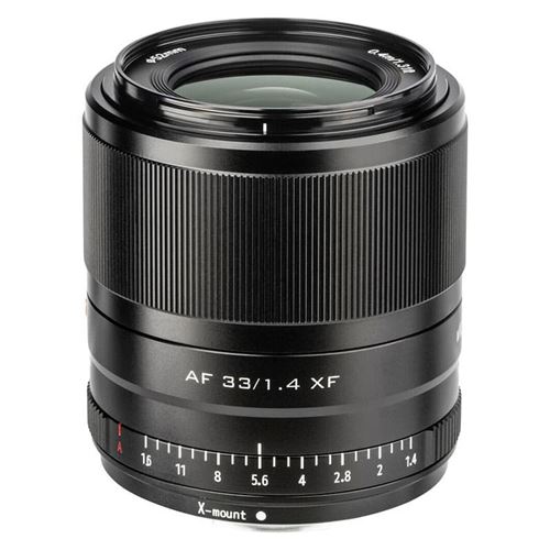 Viltrox Pour Hybride Focale Fixe Fx-33 F1.4 Af Fuji X-Mount Black