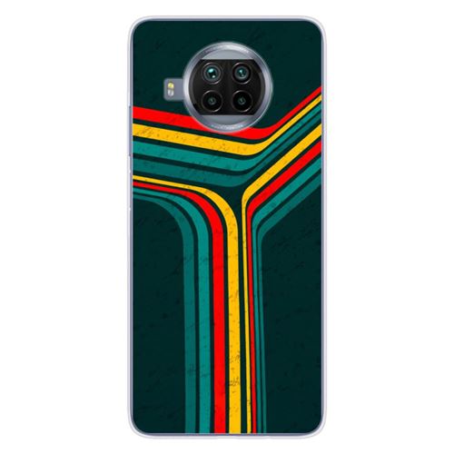 Coque en silicone imprimée compatible Xiaomi Mi 10T Lite Retro lines