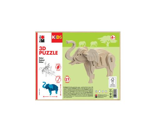 Puzzle 3D en bois - Lion MARABU KIDS