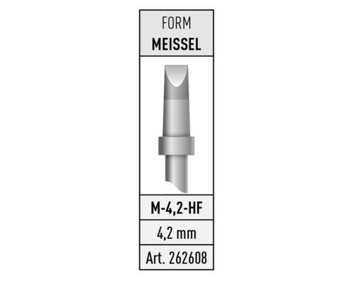 Stannol M-4,2-HF Panne de fer à souder forme de burin Contenu