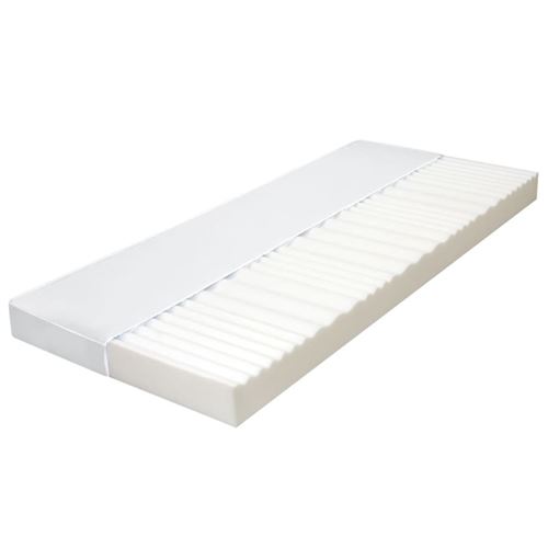 Vidaxl - Matelas 160 x 200 cm 7 zones Mousse pu 10 cm H2 H3 Blanc