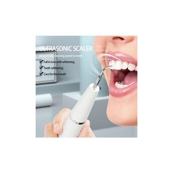 Détartreur Dentaire Ultrasons Électrique - Portable, 2 Buses, 3 Modes, LED - Neuf CE