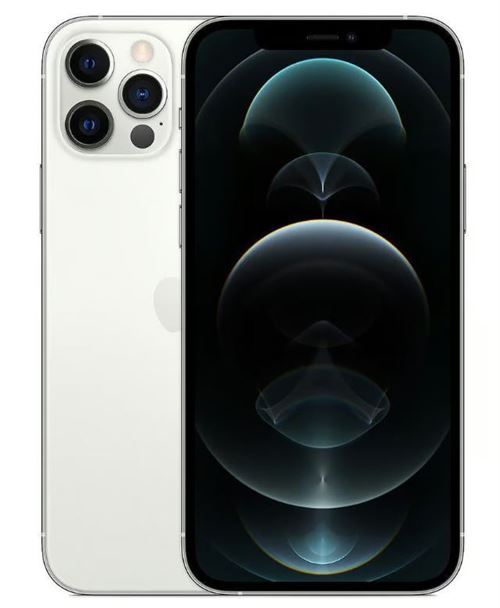 iPhone 12 Pro Double SIM 6,1 512 Go argent Reconditionné avec Batterie neuve