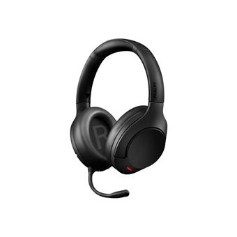 Philips TAH8507BK - Écouteurs avec micro - circum-aural - Bluetooth - sans fil, filaire - Suppresseur de bruit actif - jack 2,5 mm - noir