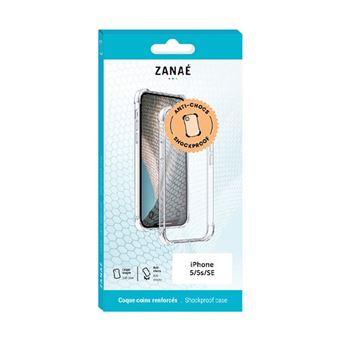 Coque Silicone Transparente Pour IPhone 5 - Marque Novago, Protection Anti-choc, Neuve Sous Blister