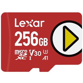 Carte mémoire Lexar Play micro SDXC UHS-I 256 Go Rouge